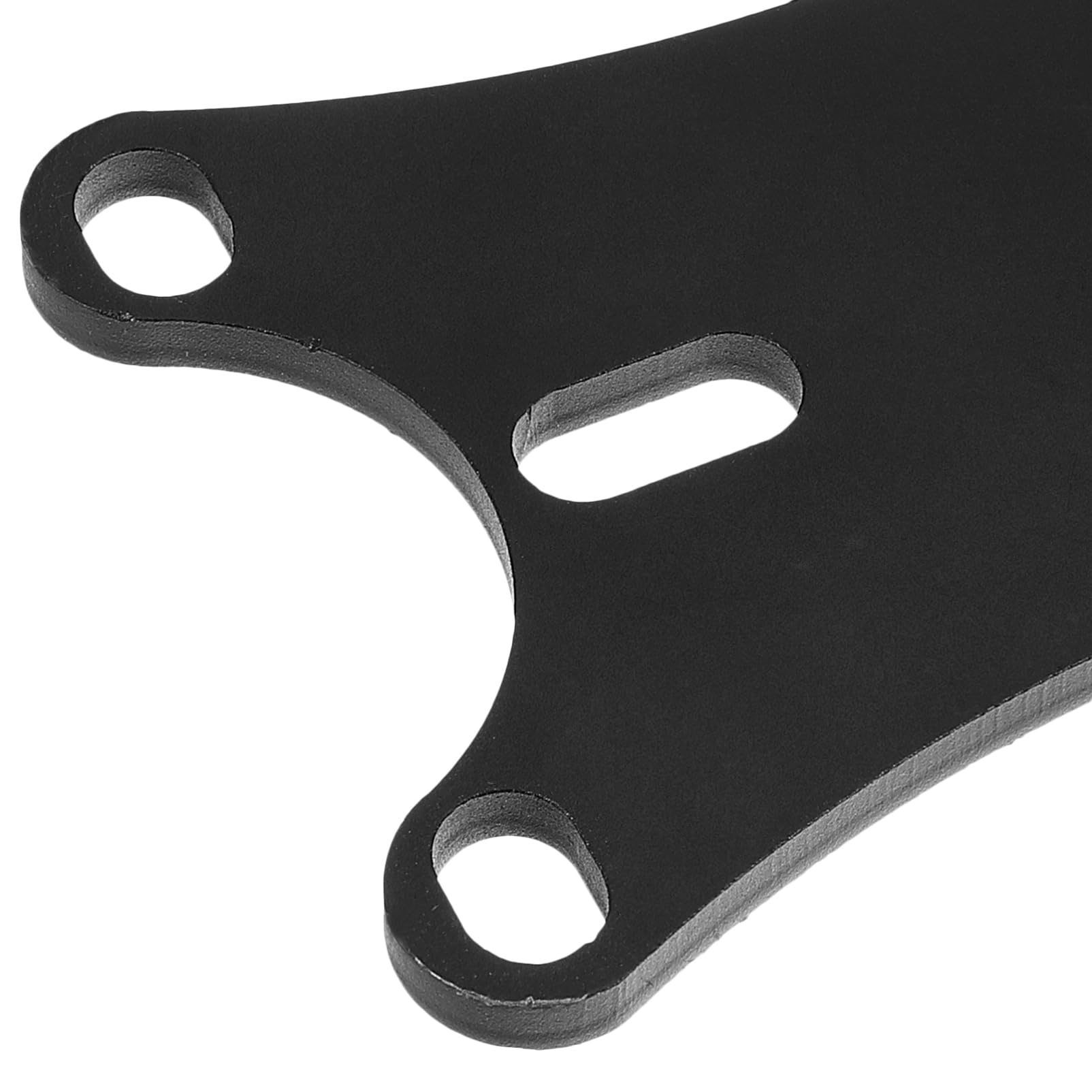 Portapacchi Posteriore Moto in Acciaio Nero, Supporto