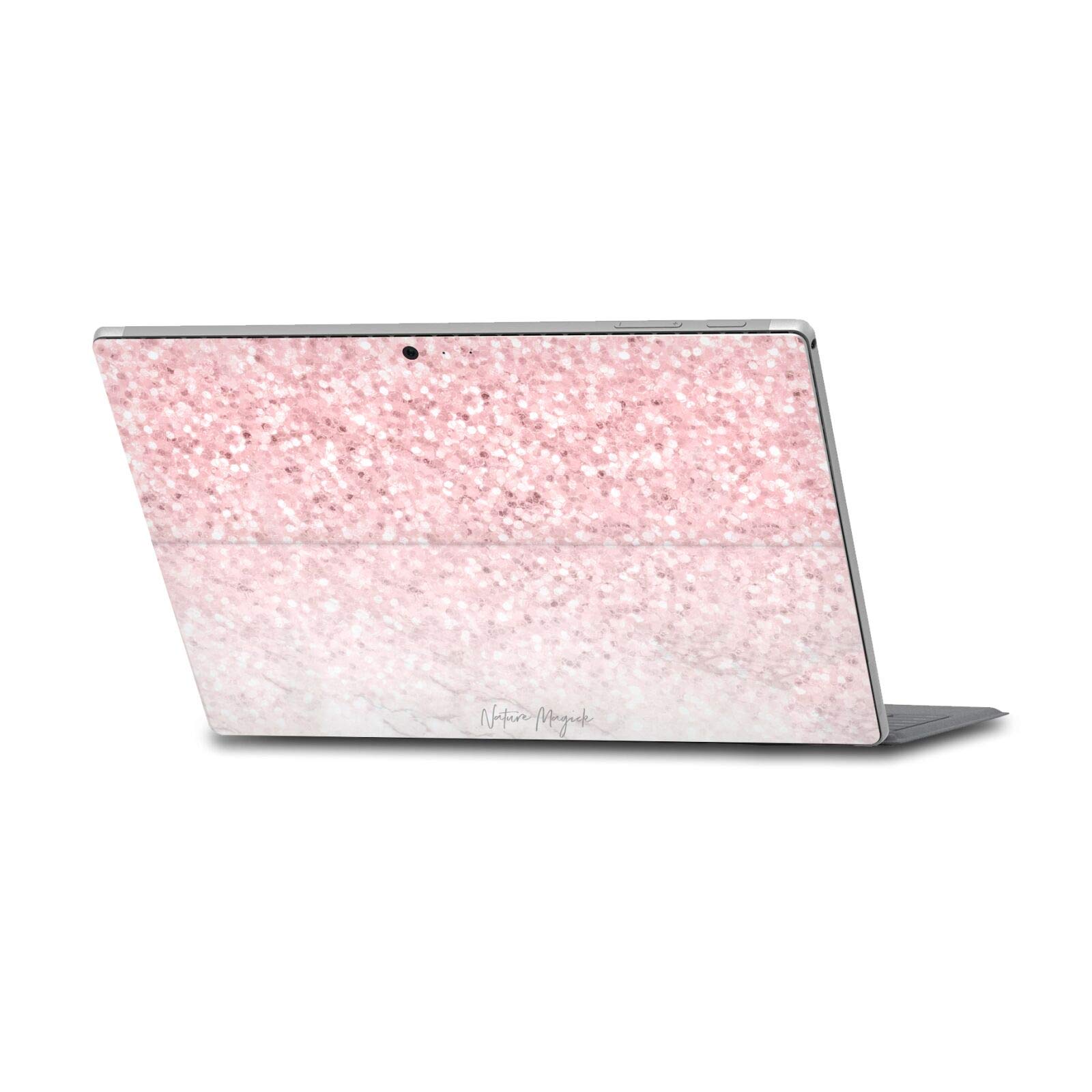 Autocollant anti-rayure Microsoft Surface Pro 4/5/6 pour protéger et relooker en marbre rose