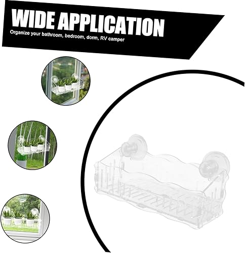 Miniatura 2 de NOLITOY Soportes de bonsái para jardín, macetas para suculentas, macetas de succión fuerte, para ventana, bonsái, estante de ventana interior para