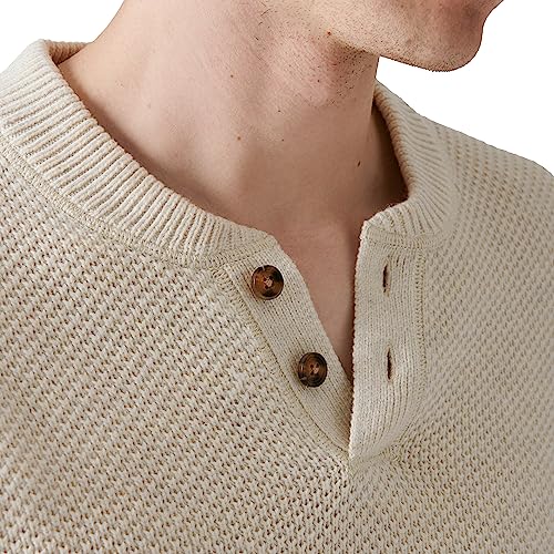 Lucky Brand Men's Cloud Soft Henley Sweater3