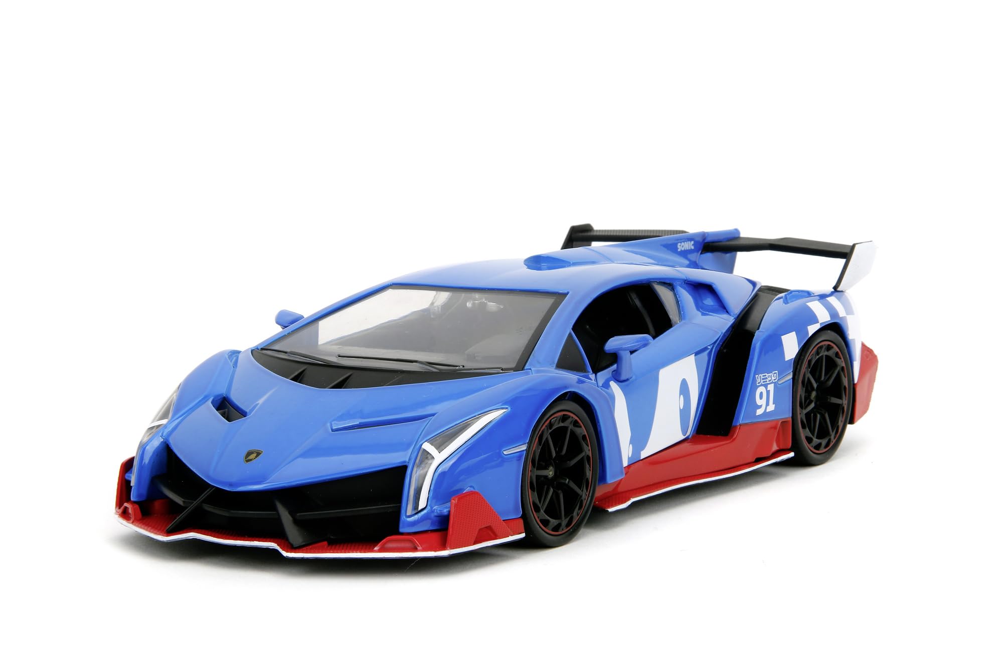 Jada SONIC LAMBORGHINI VENENO W/FIGURE 1:24