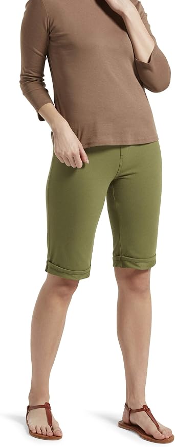 Denim Cuffed Boyfriend Short at Amazon 