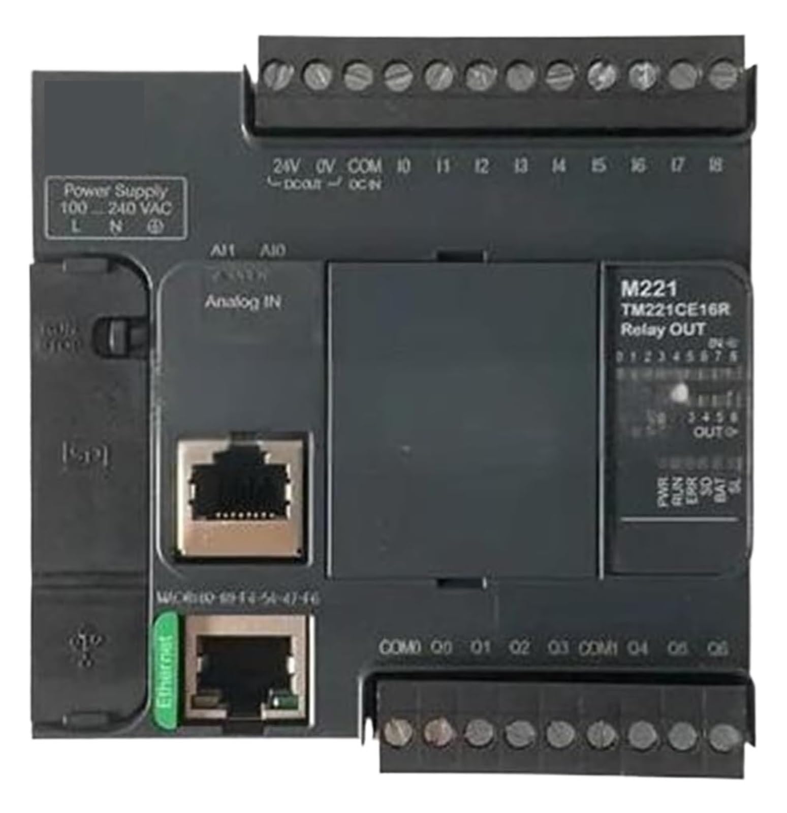 Contrôleur TM221CE16U pour automatiser les machines d'emballage et convoyeurs