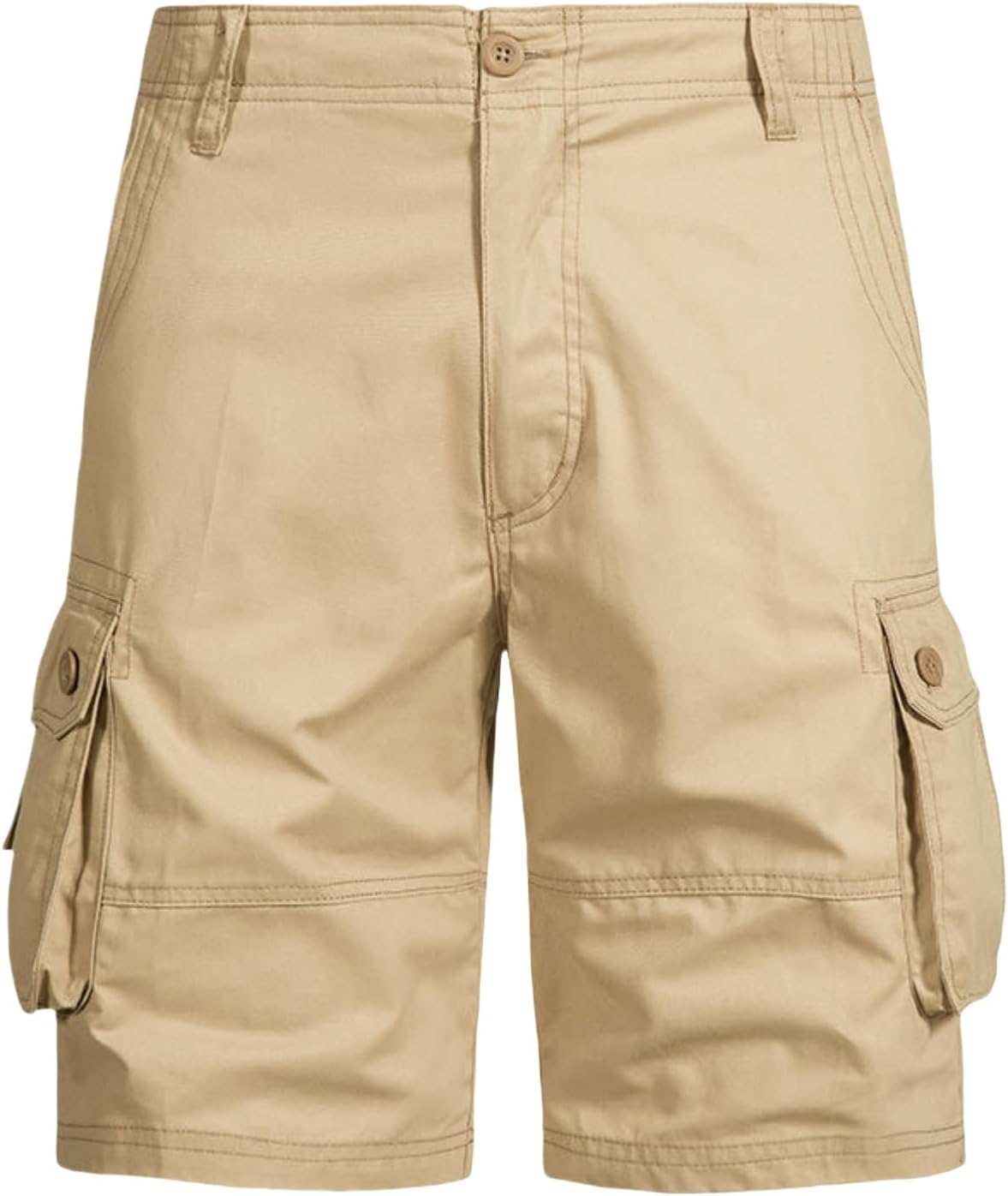 Men's Summer Lightweight Loose Fit Cargo Shorts,Multi-Pocket Outdoor Workwear Style