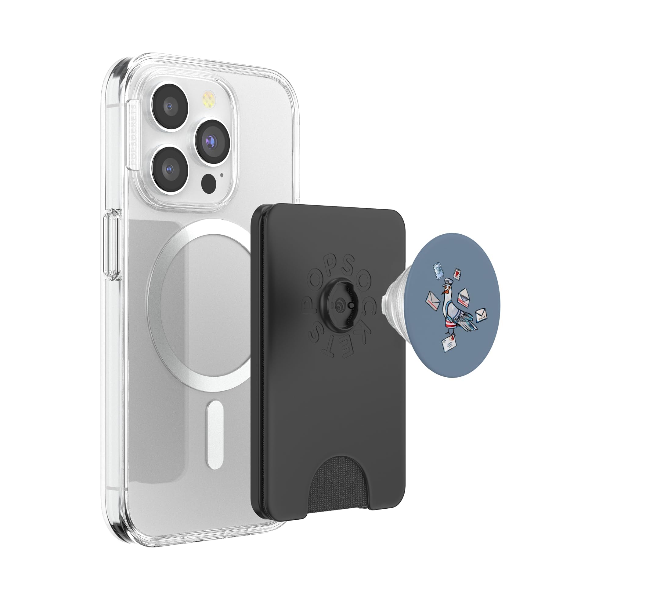 Correo Paloma Postal Birds & Mailman Arte PopSockets PopWallet para MagSafe