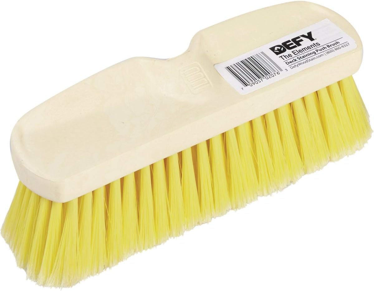 Wash Brush, Poly Block, Yellow, 10 in.