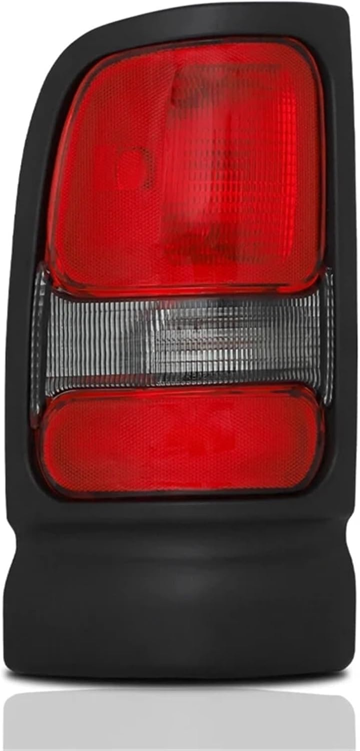 Tail Light Cover Compatible With Dodge For Ram 1500 1994-2001 Ram 2500 3500 1994-2002 Rear Lamp Housing Light Without Bulbs 55055264AC(Right) (Left)