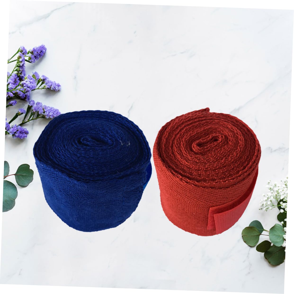 Mikikit 2 Pack 2.5m Cotton Boxing Wraps for Thai Kickboxing Wrist Straps Handguard Straps