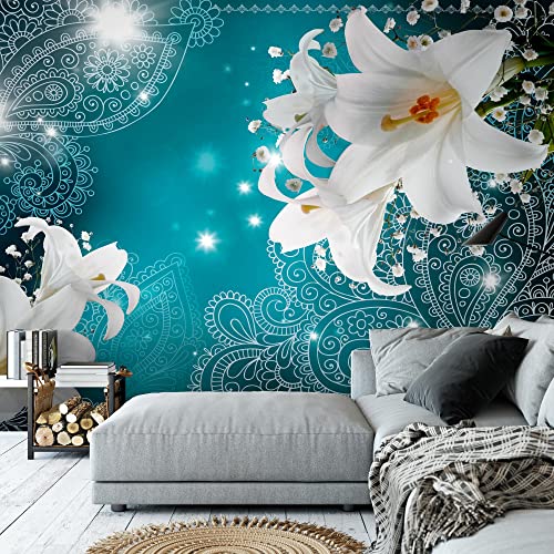 Runa Art Carta da parati fotografica fiori di