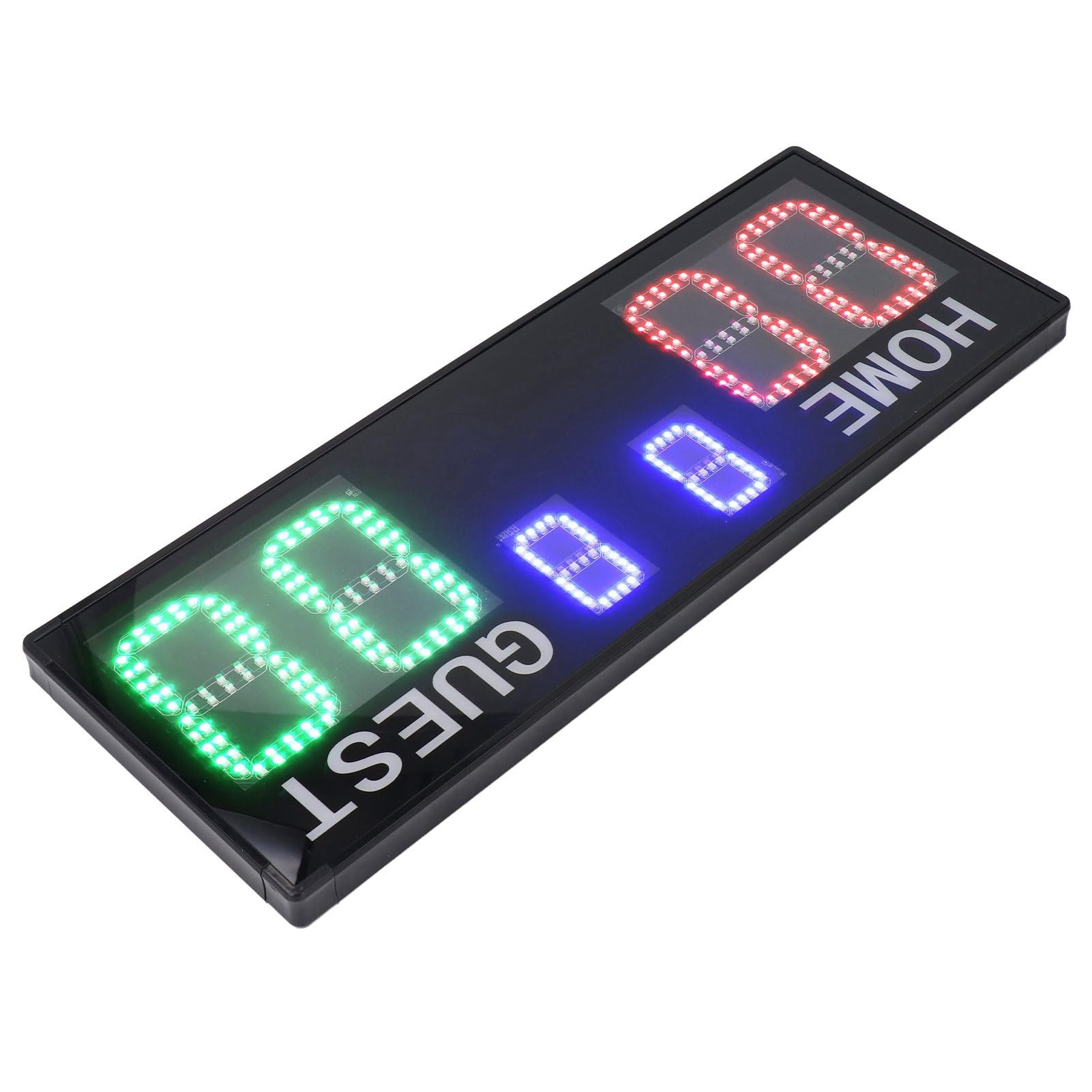 Tabellone Segnapunti Elettronico Display a LED Luminoso Segnapunti Digitale con Telecomando per Pallavolo, Basket, Calcio, Dimensioni Portatili a 6 Cifre