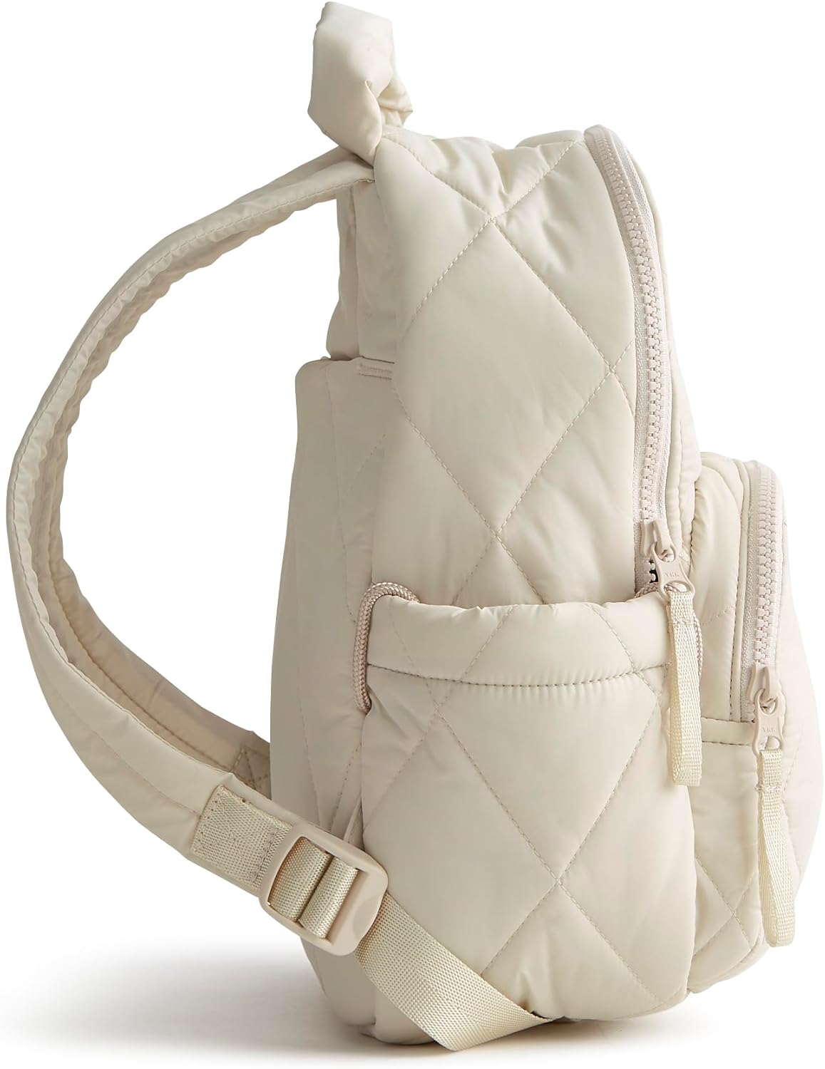 Vera Bradley Women's Featherweight Small Banbury Backpack, Pumice Stone, One Size - Image 5