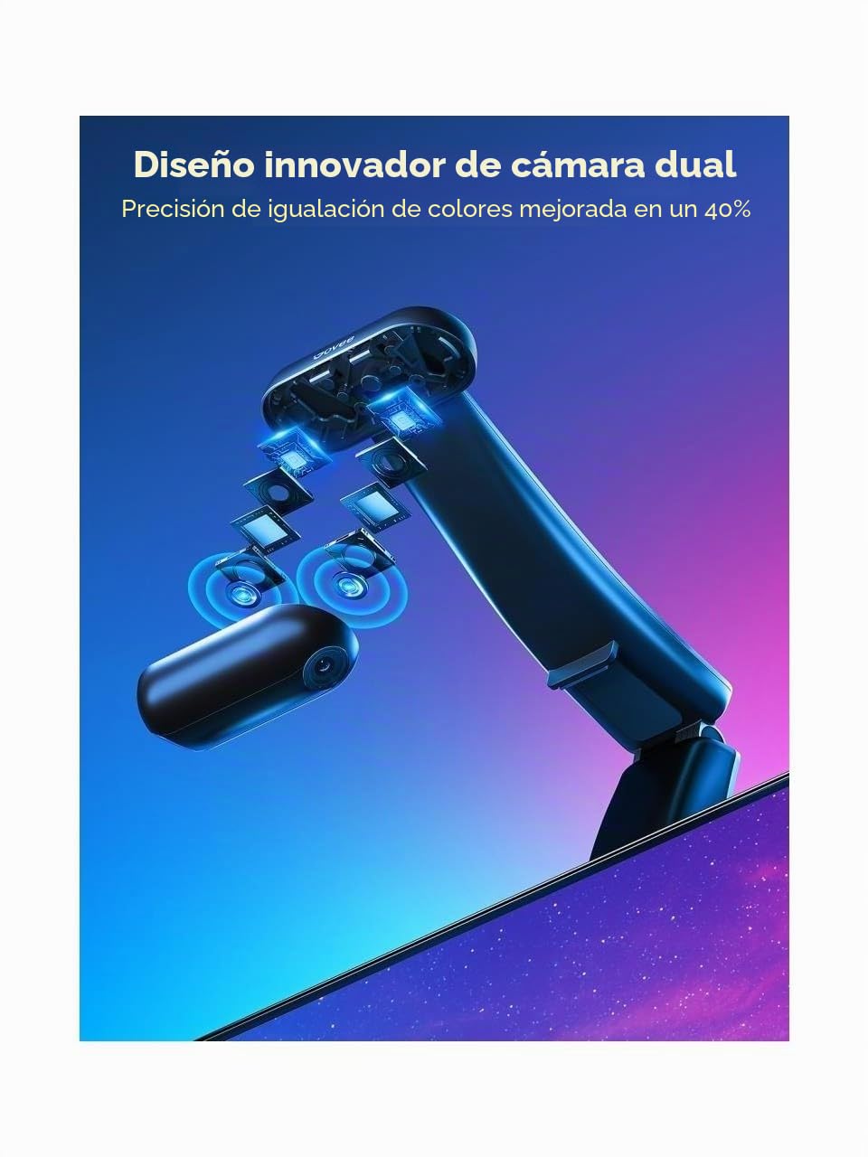 Govee H605C - Tira de luces LED RGB para TV de 75 a 85 pulgadas con Wi-Fi y control Bluetooth