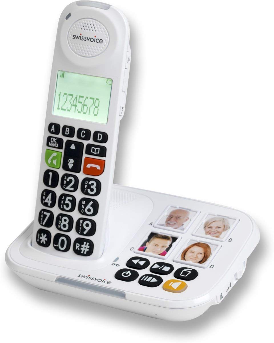 Sonnette Sans Fil Swissvoice Xtra Doorbell 8155 - Portée 250 M - Interphone Facile à Installer