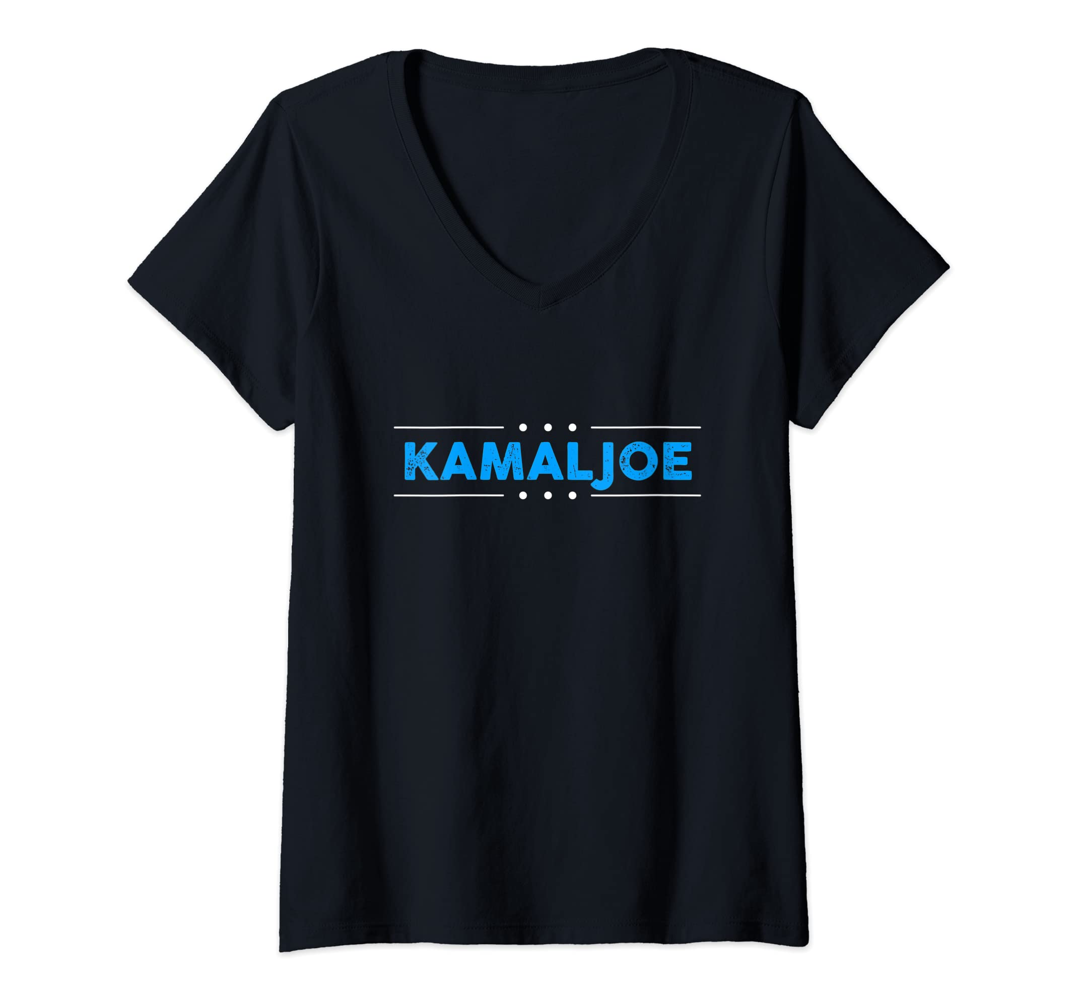 Womens FUNNY KAMALJOE Camel Toe Kamala Harris Joe Biden V-Neck T-Shirt