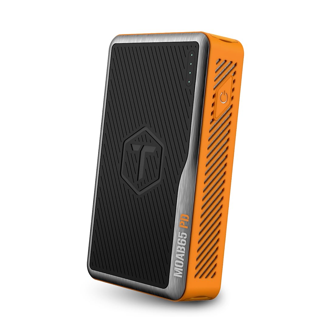 ToughTested MOAB 65 Portable Charger - 40 000mAh Rugged Power Bank for Laptops Smartphones 65W USB-C PD Fast