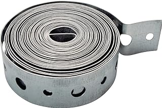 Rocky Mountain Goods Pipe Hanger Strap - 24 Gauge - 3/4-in. x 10-ft. - Galvanized Steel