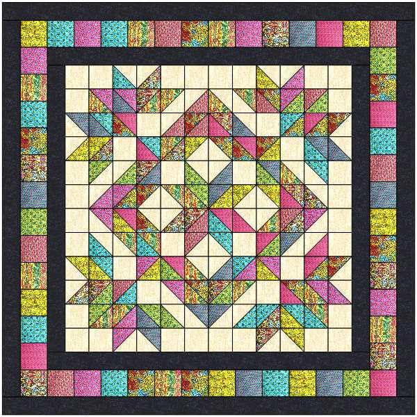 Quilt Kit Mystical Sky 2 Beautiful QT Fabrics/Pre Cut & Ready to Sew!!