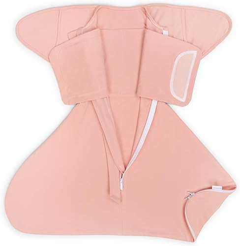 Mikccer Saco de dormir para bebé, saco de dormir para recién nacido de 3 a 6 meses, parte inferior de manta con cremallera de 2 vías, pañales