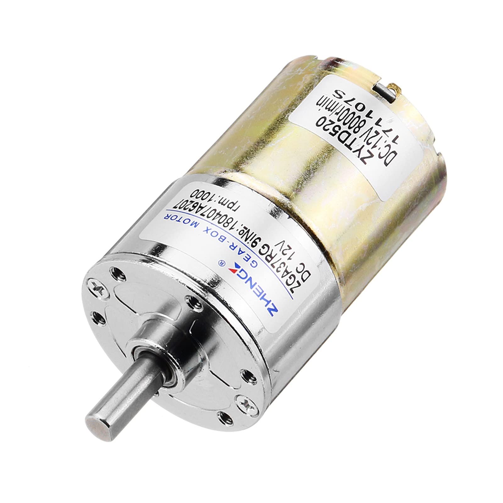 Silnik prądu stałego 12 V 24 V DC silnik przekładniowy 2,5 obr./min / 5 obr./min / 50 obr./min / 100 obr./min / 150 obr./min / 200 obr./min / 300 obr./min / 550 obr./min / 1000 obr./min wyjście