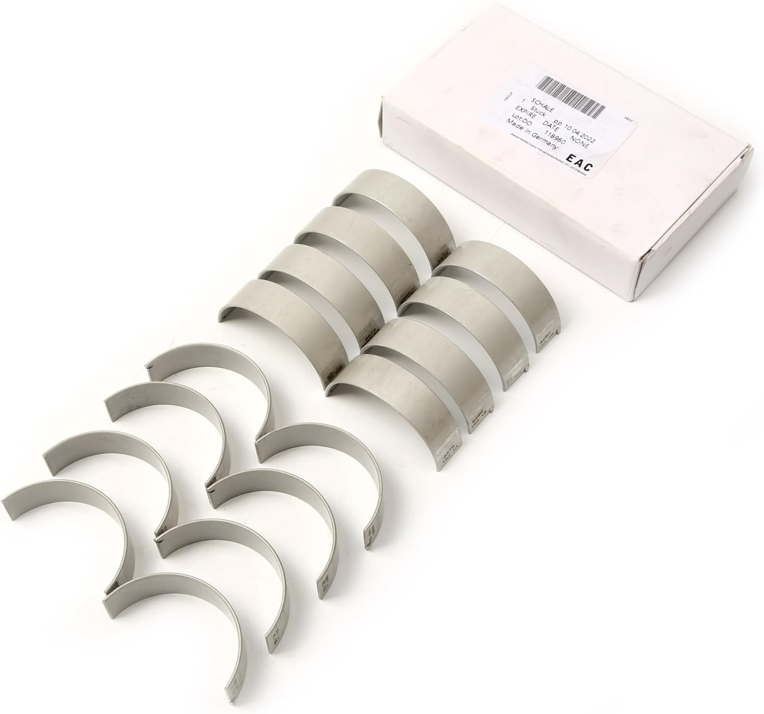 Car Engine 16PCS Connecting Rod Bearings Set 07L105701K Compatible with S6 A7 Sportback 2011-2014 R8 RS4 4.2L V8 RS5 Coupe 079105702A