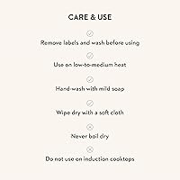 Vista 5 de MACKENZIE-CHILDS Hervidor de té esmaltado, elegante hervidor de té para estufa, cuadros esmeralda verde y blanco, 2 cuartos