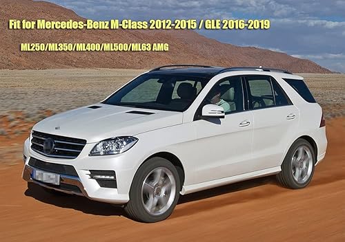 Miniatura 2 de SPEEDLONG Parasol para ventana de automóvil, deflector de ventilación, protector de lluvia y sol compatible con Mercedes-Benz Clase M 2012-2015