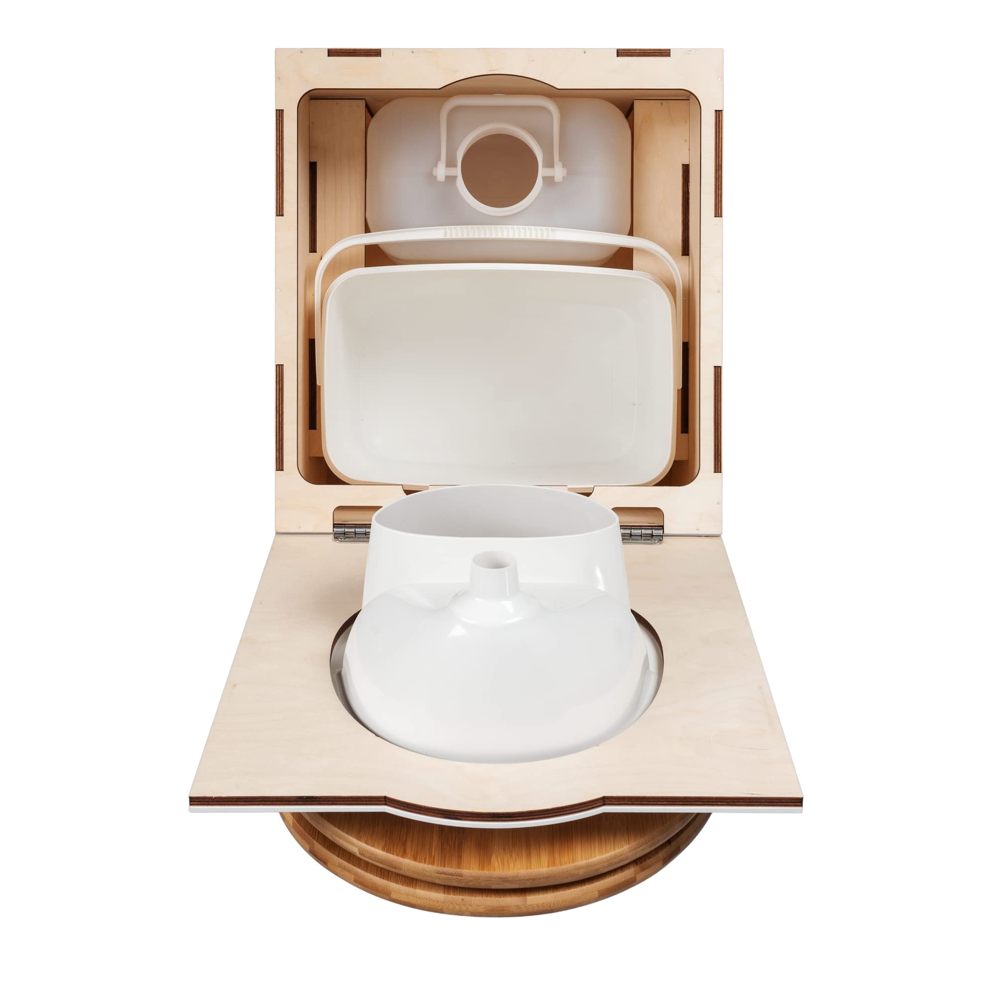 Kildwick EasyLoo Trenntoilette/Trockentoilette weiß - montiert