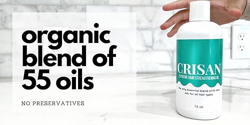 Miniatura 5 de CRISAN - Aceite de crecimiento y fortalecimiento del cabello extremo de 16 onzas para hombres y mujeres 16 onzas líquidas