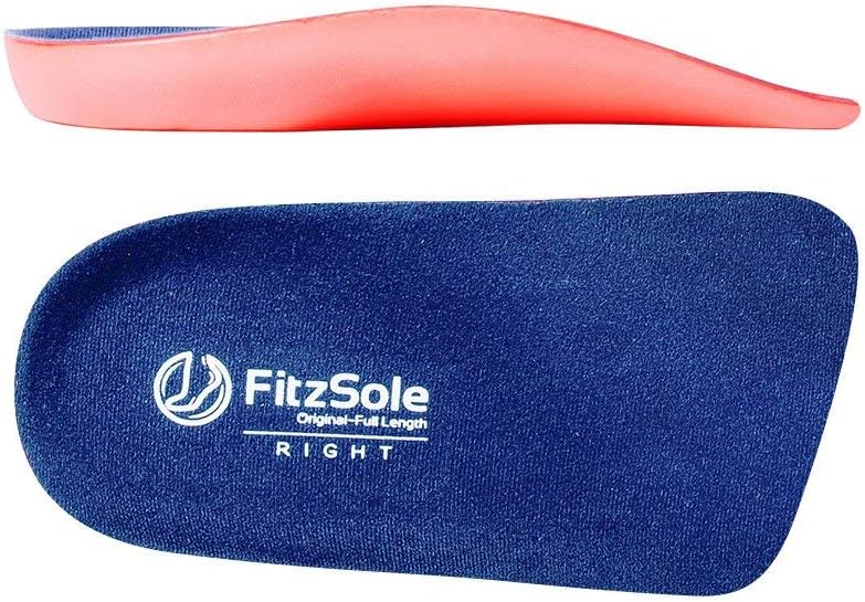 Arch Support Insole Inserts for Women or Men- for Flat Feet & Plantar Fasciitis (5 Sizes)