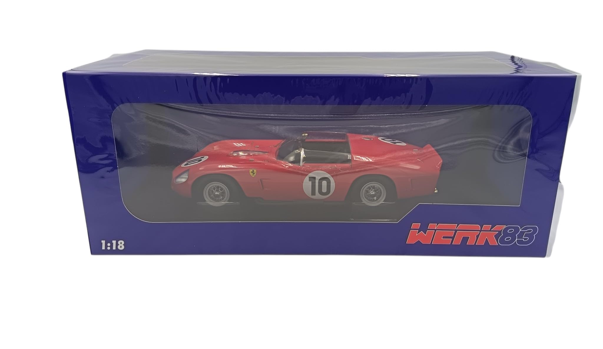 Auto in Miniatura Compatibile con Ferrari 250 TR61#10 Vincitrice 24h Le Mans 1961 Gendebien, Hill Scala 1/18 IXO WERK83 18046001