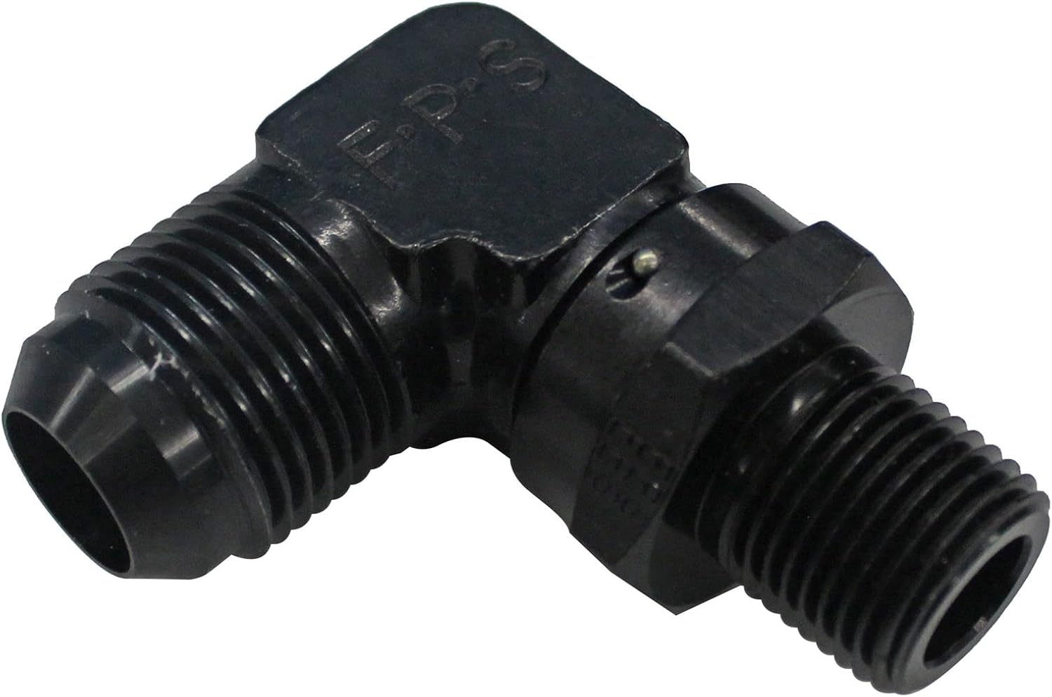 Fragola Performance Systems 499213-BL #12 X 7/8-14 (10) 90 Degree Swivel Black