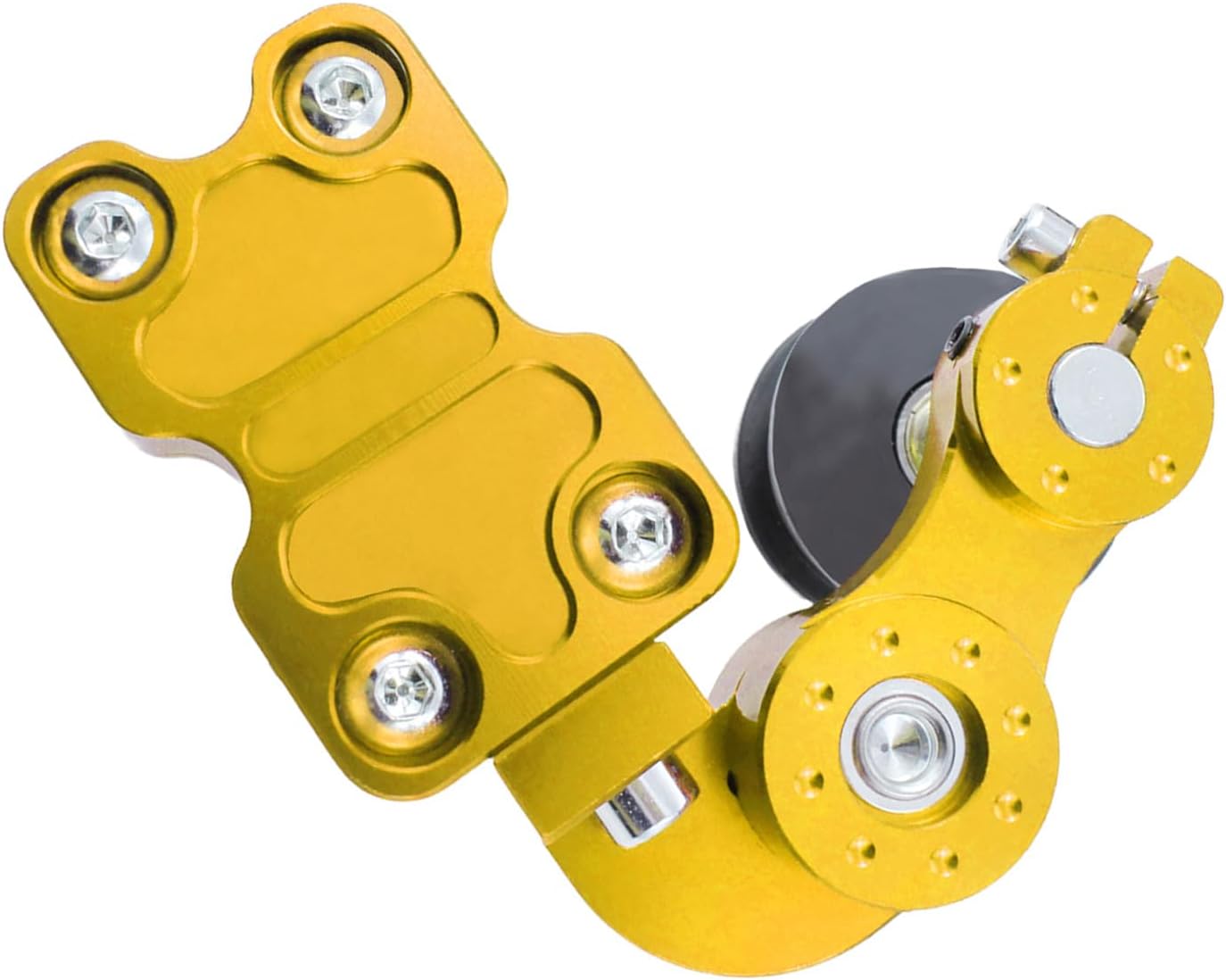 Universal Motorcycle CNC Aluminum Chain Adjuster Tensioner Modified Accessories Regulator Alloy New Automatic Wheel Roller Tools For Motorbike Motocross Chopper ATV Dirt Bike