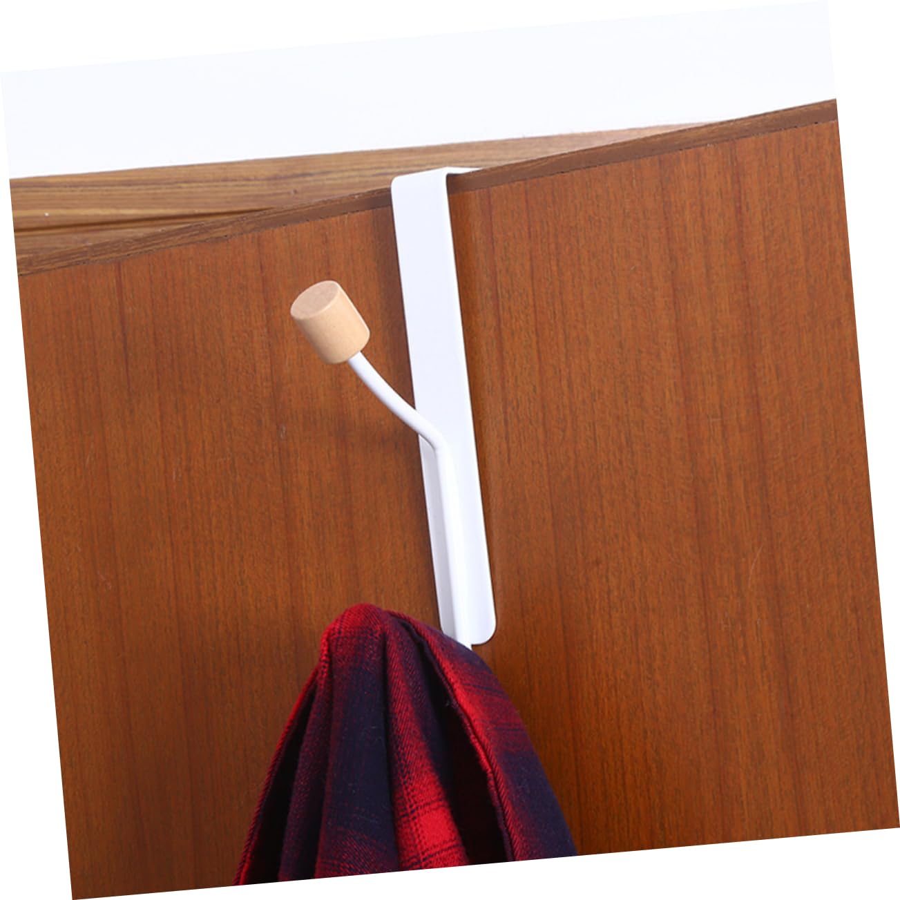 HOOTNEE 2pcs No Punching Door Hook Over The Door Dual Hook Entryway Wall Hanger Coat Hanging Holder Coat Wall Hook Over The Door Hanger Over The Door Towel Rack Hooks Door Hanger Hook Iron