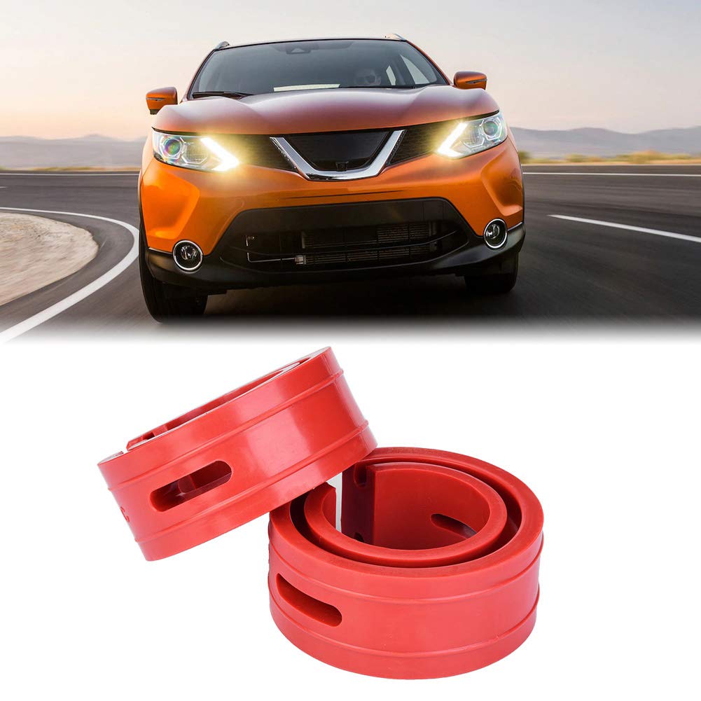 2pc Car Shock Absorber Buffer Spring Bumper Cushion Rosso TPE Type A-F(C)
