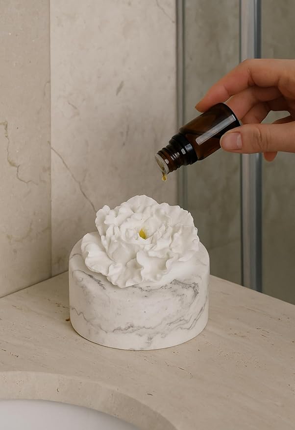 Difusor de Aromas Cerámico Peonía Blanca Zenstone miniatura 2