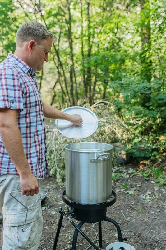 Miniatura 9 de Camp Chef Olla y cesta de aluminio  Incluye tapa, cesta y gancho de extracción  Perfecto para hervir, cocinar a fuego lento y cocinar al vapor  Olla