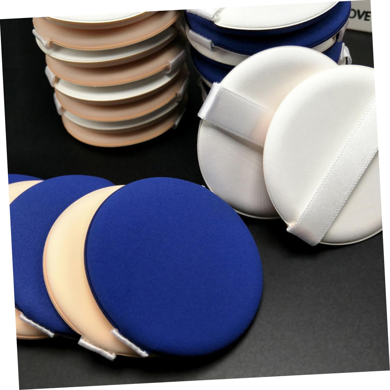 PACKOVE 8pcs Dry Wet Powder for Makeup Blending Soft and Safe for Sensitive Skin for Home Salon Travel Use for Face Cream and Concealer Application