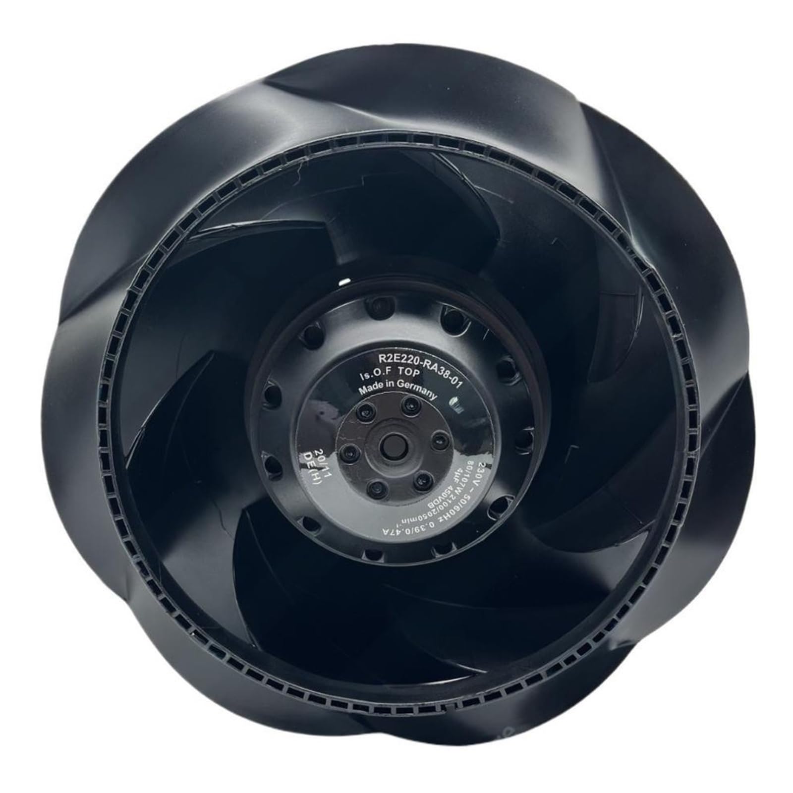 FSBNMNXPQ R2E220-RA38-01 230V 50/60Hz 0.39/0.47A 88/107W cooling fan