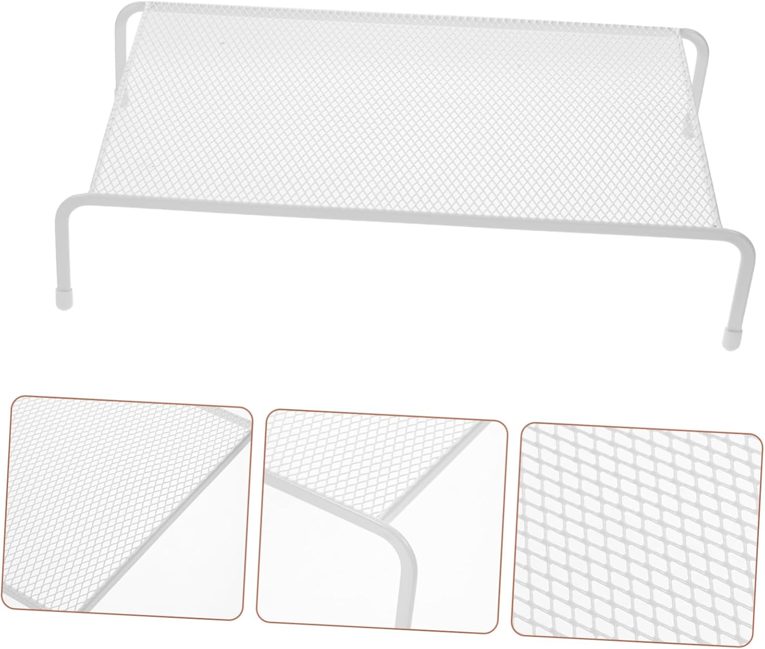 Monitor Riser Stand for Desk - Ergonomic Computer Screen Riser with Elevated Viewing Angle Sturdy Desktop Storage Rack for Home and Office 13.38 X 7.87 X 3.14 Inches