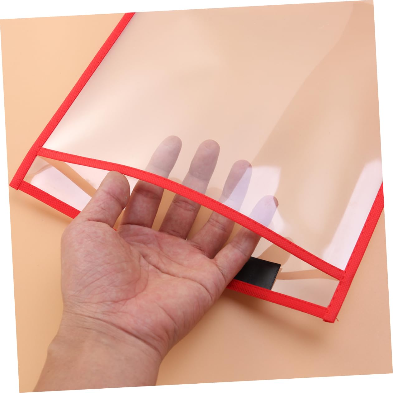 jojofuny Tasca Cancellabile Secco Riutilizzabile Borsa Portaoggetti in Pvc Trasparente Materiale Didattico Per Ragazzo Ragazza Ragazza Accessori Scolastici Pastelli e Moduli Di Studio