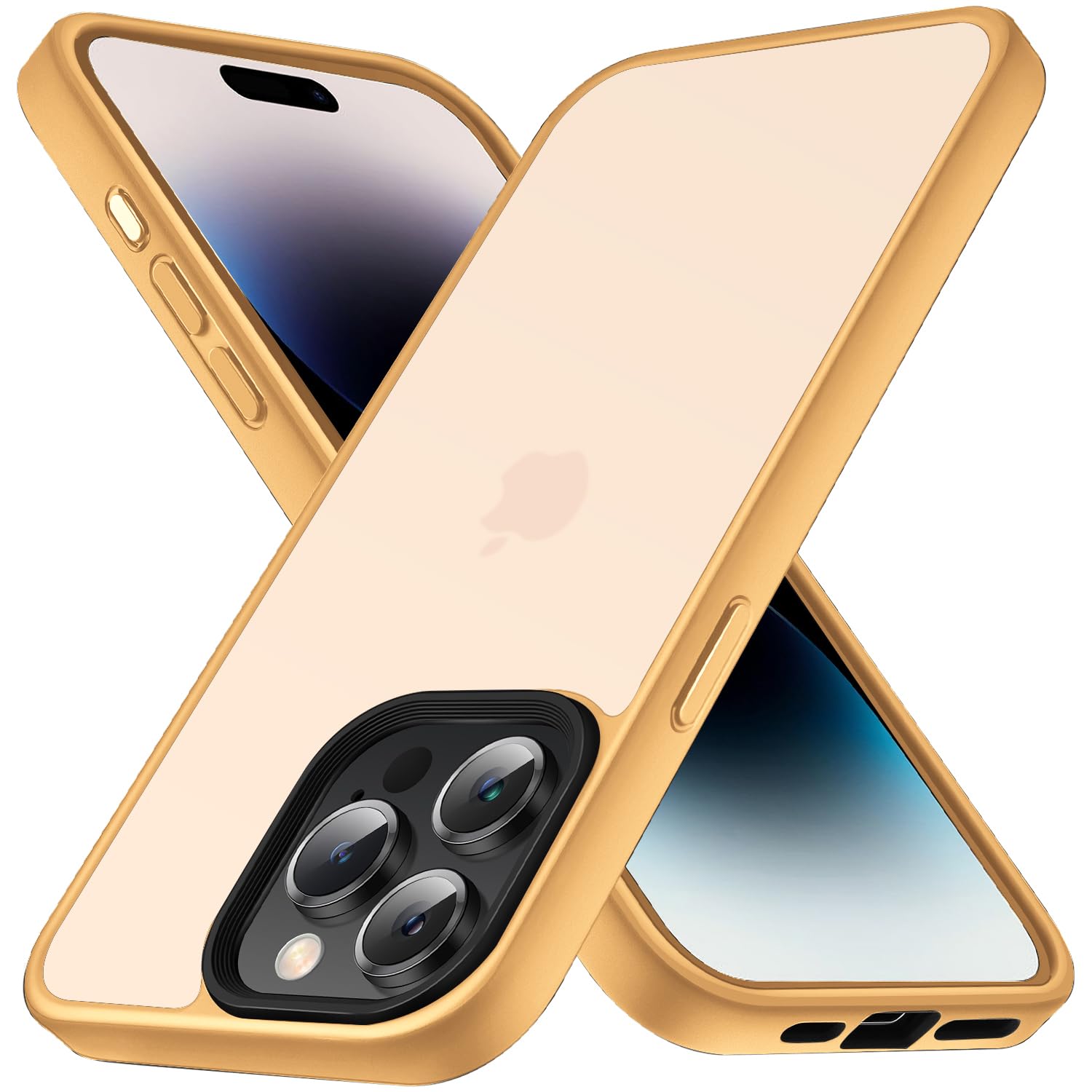 Amazon.co.jp: COSOIK iPhone 15 Pro 用 ケース 半透明 衝撃吸収 米軍