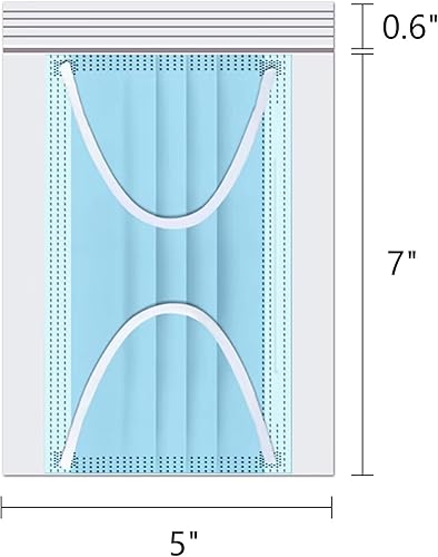 Miniatura 2 de Bolsas de polietileno transparentes con cremallera resellables de 5 x 7 pulgadas, 200 bolsas de plástico transparente con cierre con cremallera,