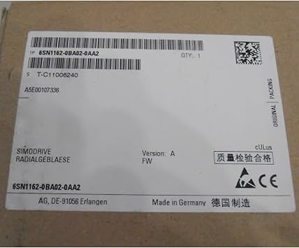 1 Pcs New 6SN1162-0BA02-0AA2 in Box 6SN11620BA020AA2