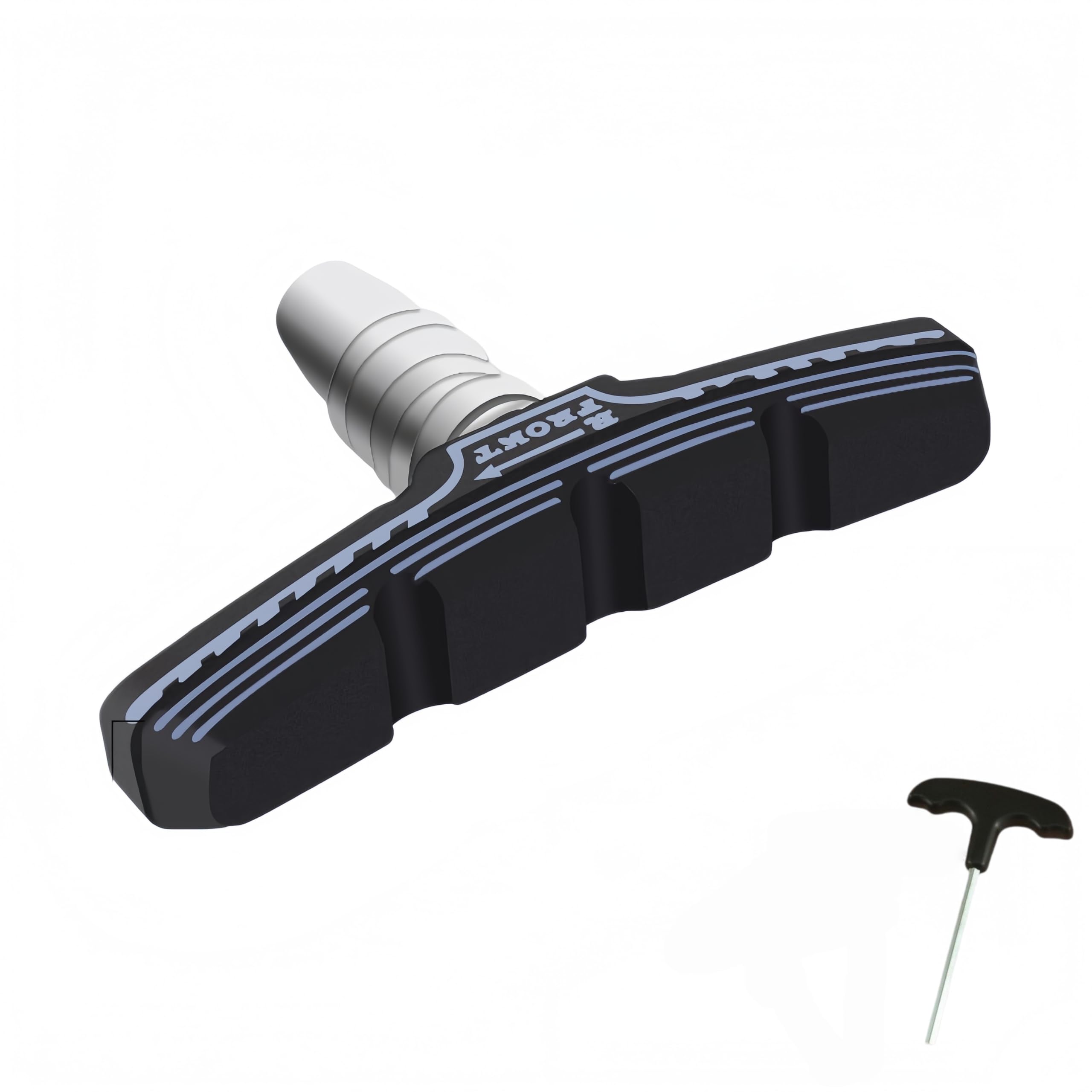 Two-Sets Front & Rear Brake Pads Replacement for Mountain Bike Road Bike