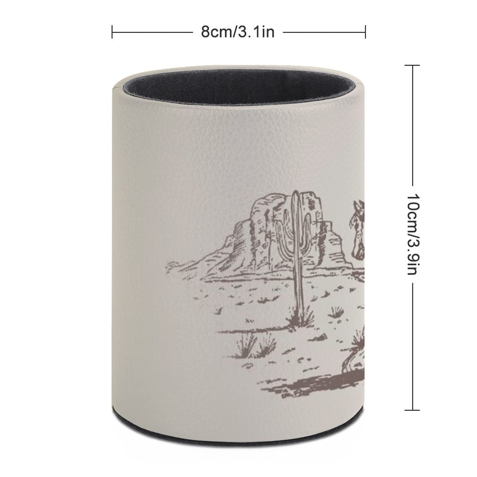 Amazon.com: XUWU Western Desert Cowboy Pen Holder Pencil Organizer