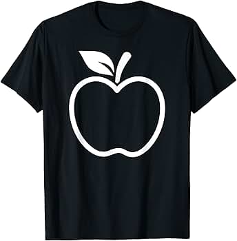 Apple t shirt design Clearance