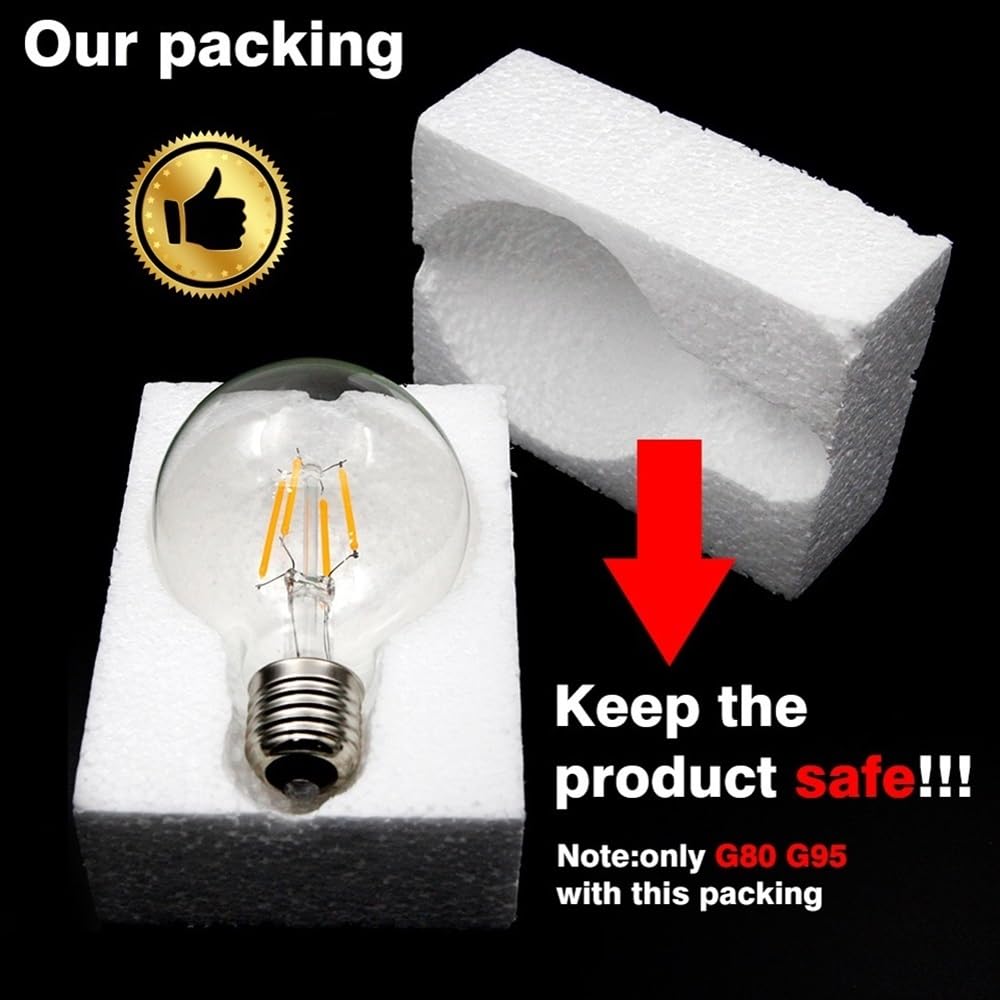 fengyan Casa bombillas 10pcs / lot AC220V E27 E14 Retro LED Bombilla de la lámpara de la bombilla del filamento de Edison C35 G45 T45 Bombilla de cristal Vintage lámpara de candelabros Familiar Lámpar