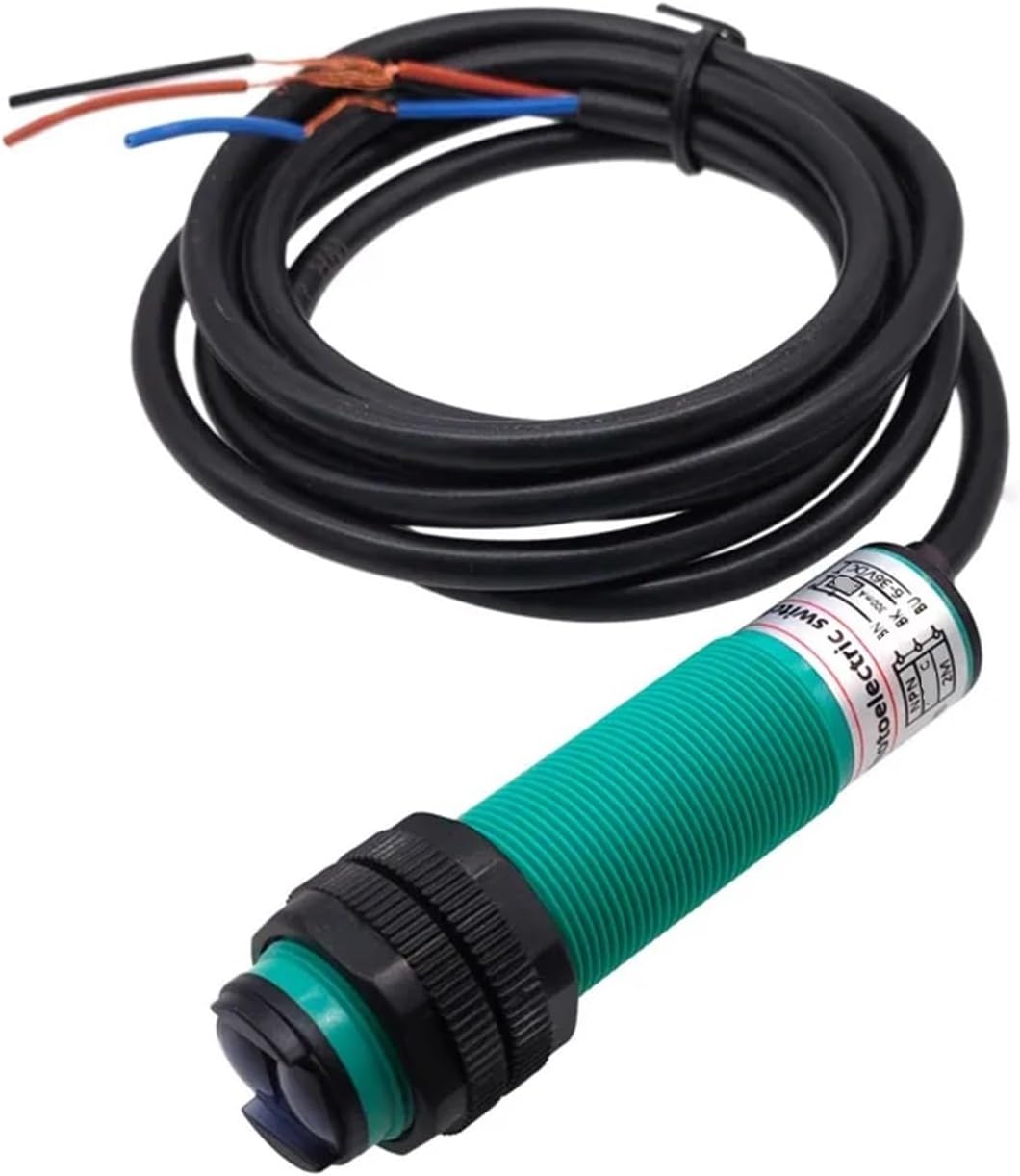 E3F-R2N1 Photoelectric Sensor Max 2m Detect Distan Adjustable NPN PNP DC5-36V Infrar Switch Feedback Reflective NK/PK/Y1(E3F-R2N2)