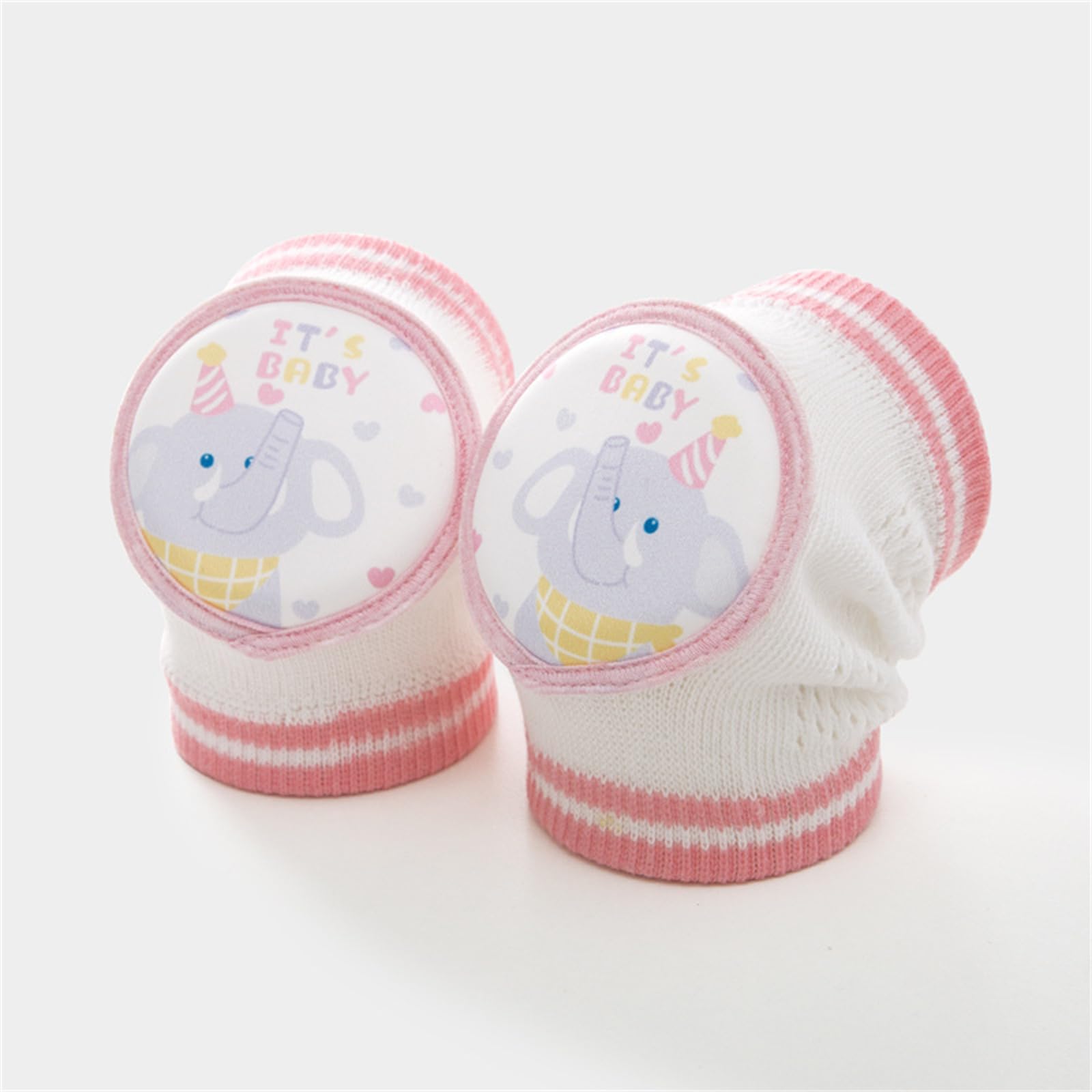Ginocchiera in cotone traspirante per bambino attivo antiscivolo per gattonare protezioni morbide traspiranti per il ginocchio del bambino doccia regalo