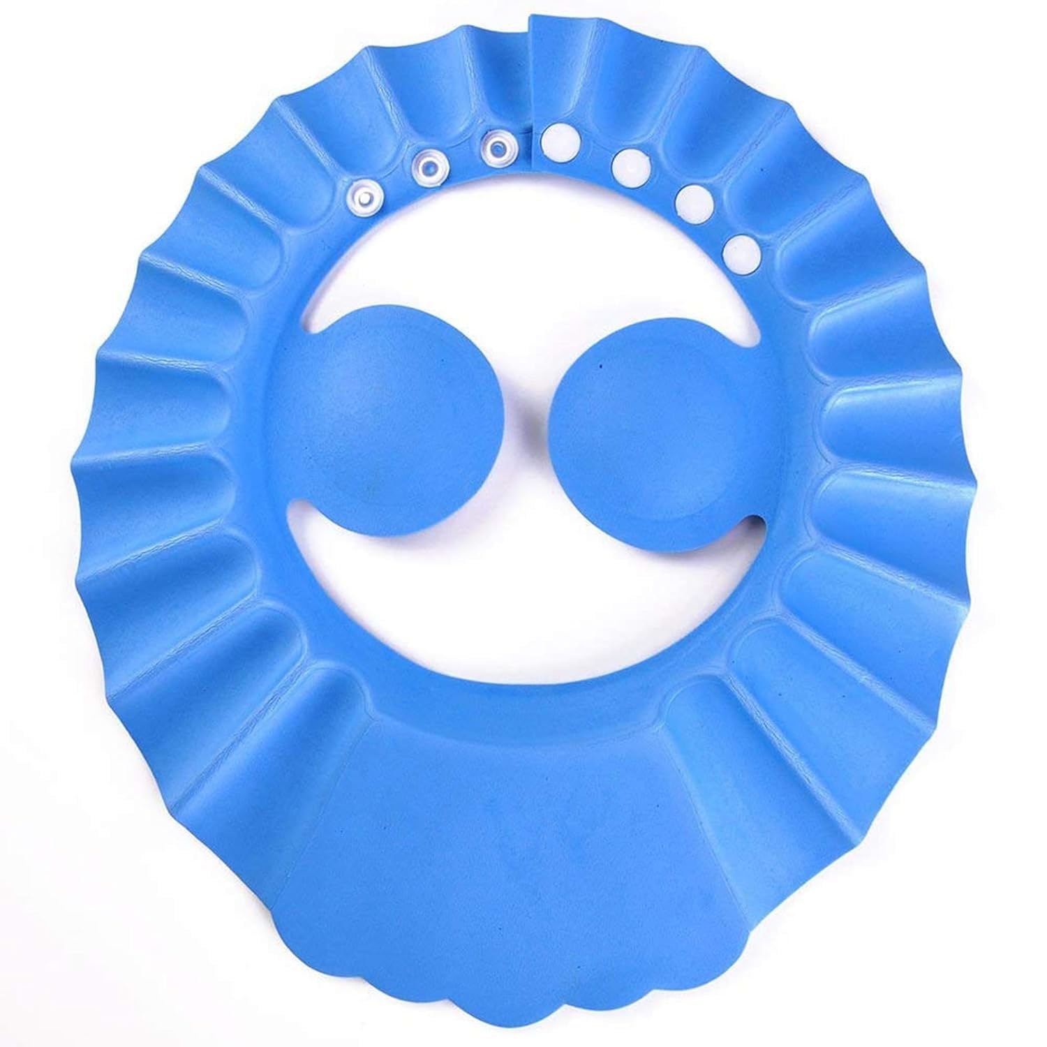 Silicone Baby bath Shower Cap with Adjustable Snapbutton | Bath Visor hat Eye and Ear Wash Protection for Baby, Toddler & Kids | Pink-image-13